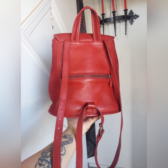 Vintage Coach Red Berkley Convertible Backpack 9016 ❤️🥀 - Picture 2 of 16